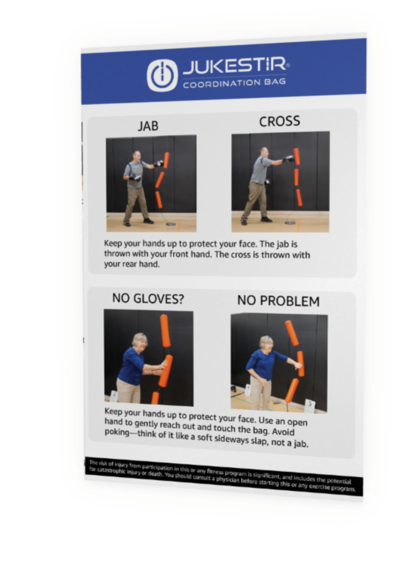 Jukestir Brain Health Punching Bag Fitness Guide