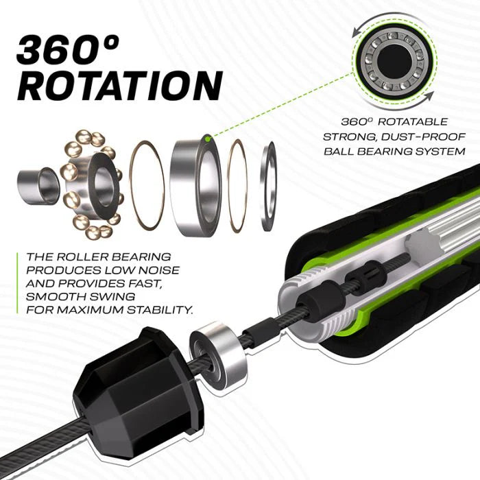 RDX Jump Rope (Green Trim)